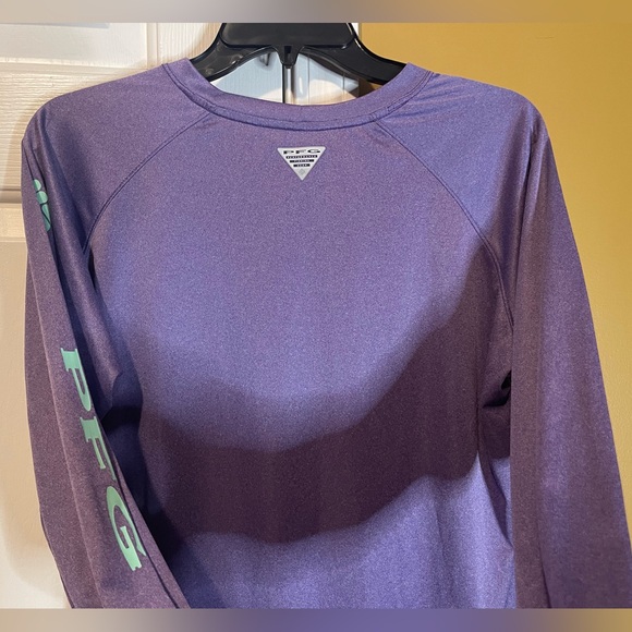 Columbia PFG Purple Long Sleeve Shirt - Picture 11 of 14